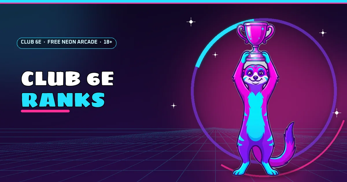 Meerkat lifting a trophy for the Club 6E ranks
